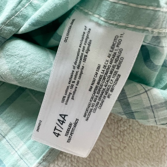 2 for $10/OshKosh Plaid Button-Front Shirt - Picture 5 of 6